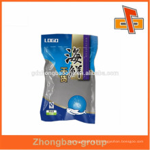 Plastic food vacuum bag for dried seafood packaging with custom logo